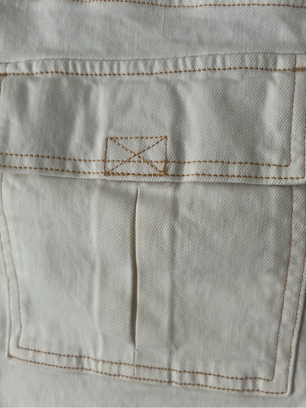 A.N.A High‑Rise Midi Shorts – White Denim– Size 12 – NWT - Picture 9 of 11
